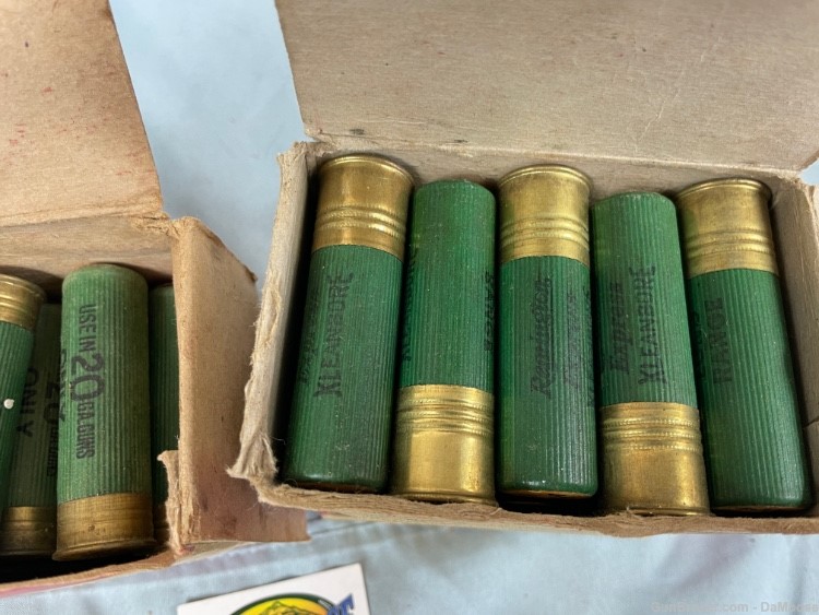 Vintage Remington Kleanbore Shotshell Boxes + Ammo 16-GA & 20-GA NICE! -img-7