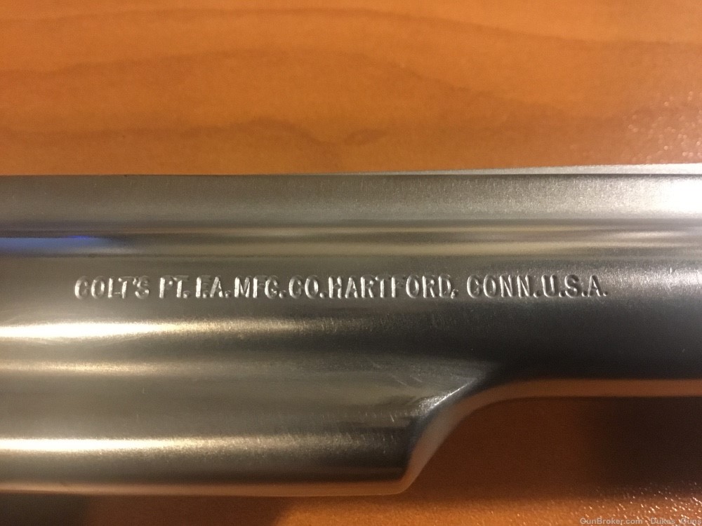 Colt 6” E-Nickel Trooper MK III .22LR CLEARFIELD Companion Set Rare Unfired-img-4
