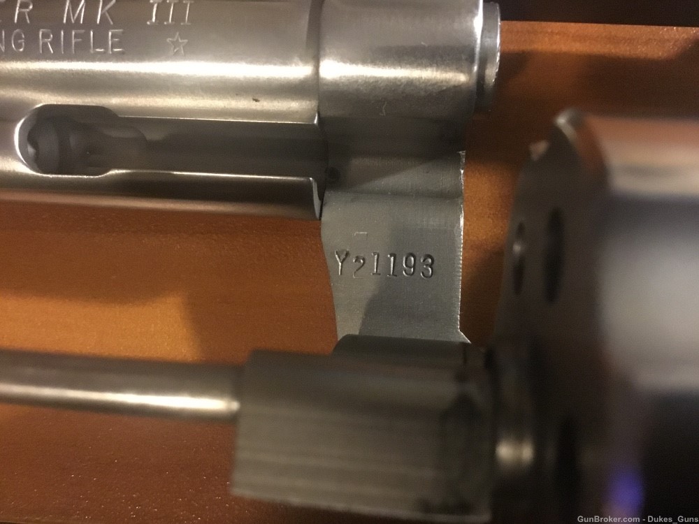 Colt 6” E-Nickel Trooper MK III .22LR CLEARFIELD Companion Set Rare Unfired-img-5