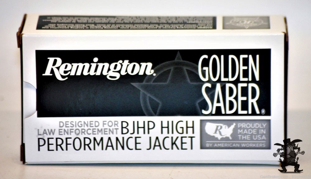 Remington 380 JHP acp 102 Grain GOLDEN SABER 380 BJHP Nickel 50 Rounds-img-0