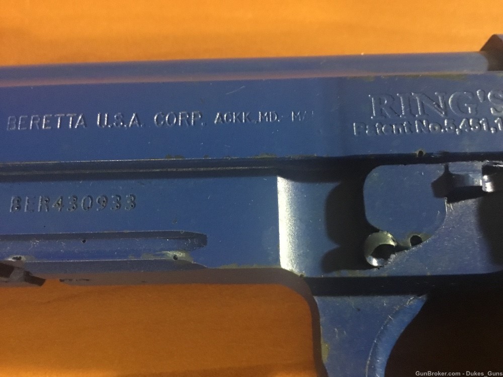 BERETTA Model 92FS, NON-FIRING blue replica handgun -img-3
