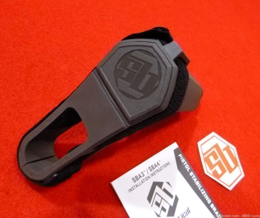 SBA3 SB Tactical AR Pistol Brace w/ Adjustable Buffer Tube ODG SBA3-04-SB-img-3