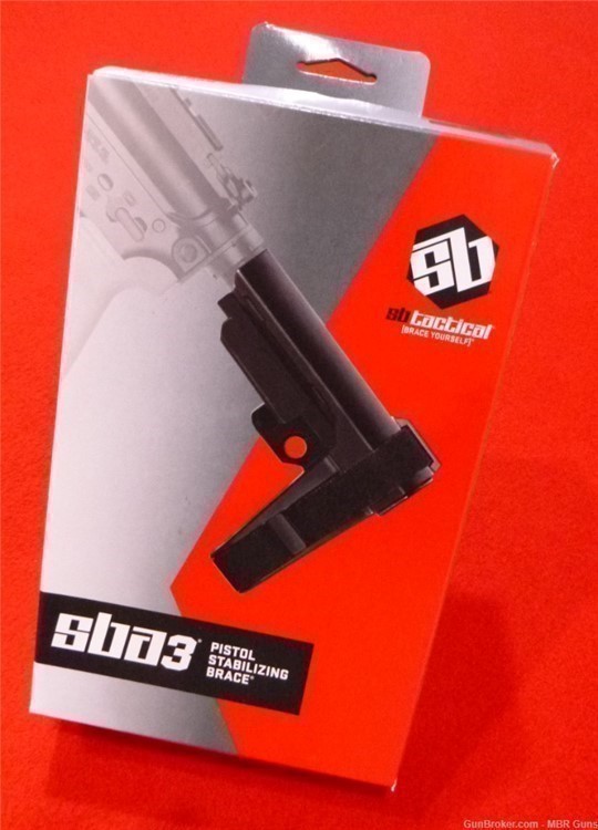 SBA3 SB Tactical AR Pistol Brace w/ Adjustable Buffer Tube ODG SBA3-04-SB-img-6