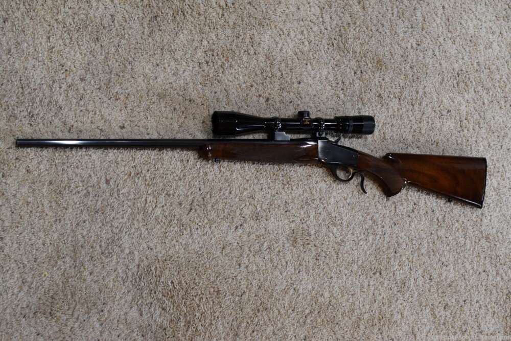 BROWNING 1885 LOW WALL IN 223/5.56MM BAUSCH & LOMB 2.5-10 SCOPE WOW-img-0