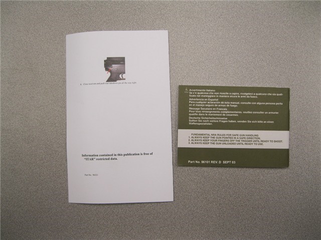 Colt AR-15 Instruction and Adapter Pin Manual-img-1