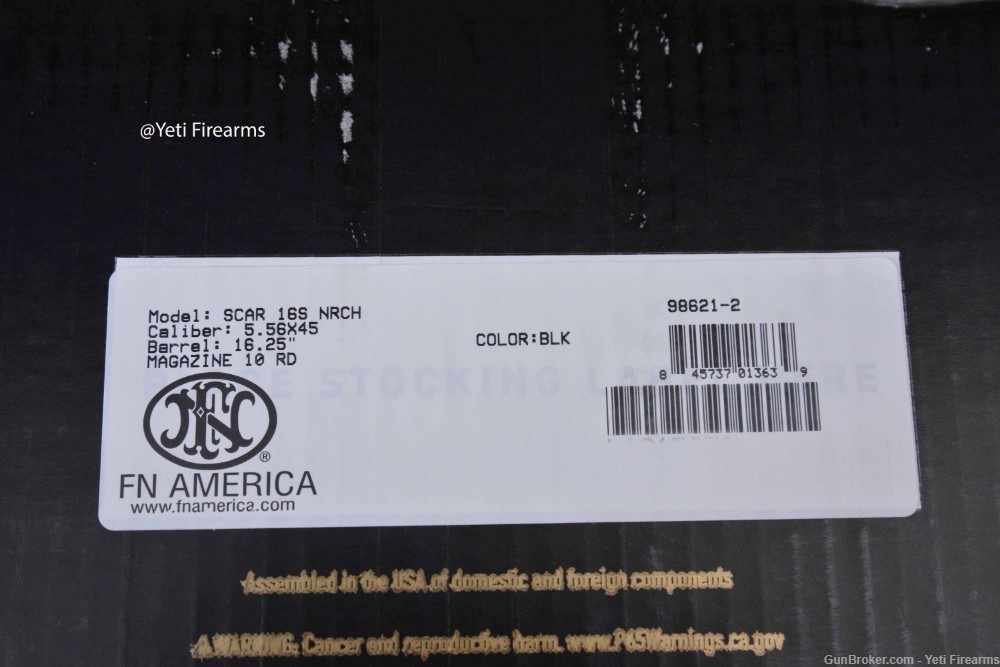 FN SCAR 16s NRCH Black 16" 5.56mm No CC Fee 98621-2-img-7