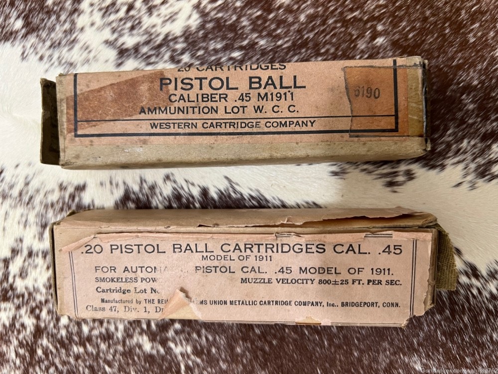 2 Full Boxes of Pistol Ball Cal .45 for M1911-img-0