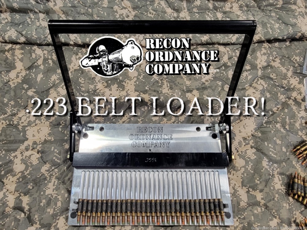 New .223 Belt Loader! Recon Ordnance Custom Loader: 30 Rds Per Stroke!-img-0