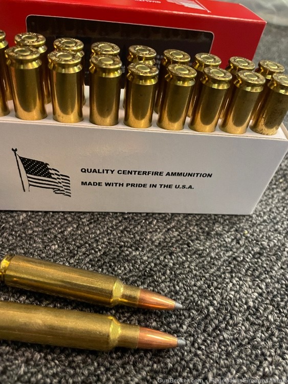 (20) 284 win Nosler Soft point ammunition ammo Winchester magnum -img-2