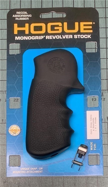 HOGUE 47000 1pc MonoGrip Rubber for COLT King Cobra Anaconda-img-3