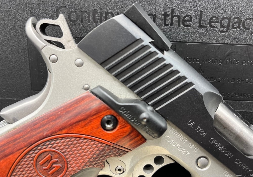 KIMBER ULTRA CARRY 2 II CRIMSON TRACE CT 1911 EXTRA MAGS-img-1