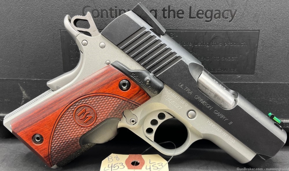 KIMBER ULTRA CARRY 2 II CRIMSON TRACE CT 1911 EXTRA MAGS-img-0