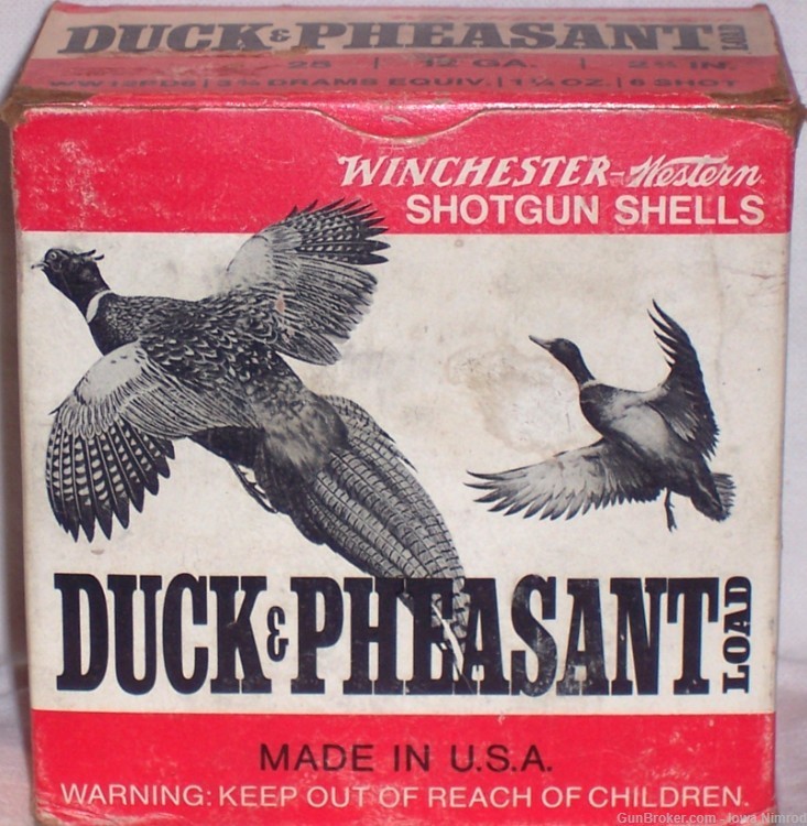 Winchester-Western® Duck & Pheasant 12-2¾” Ga 1¼ Oz #6 Lead 3¾ Dram WW12PD6-img-3