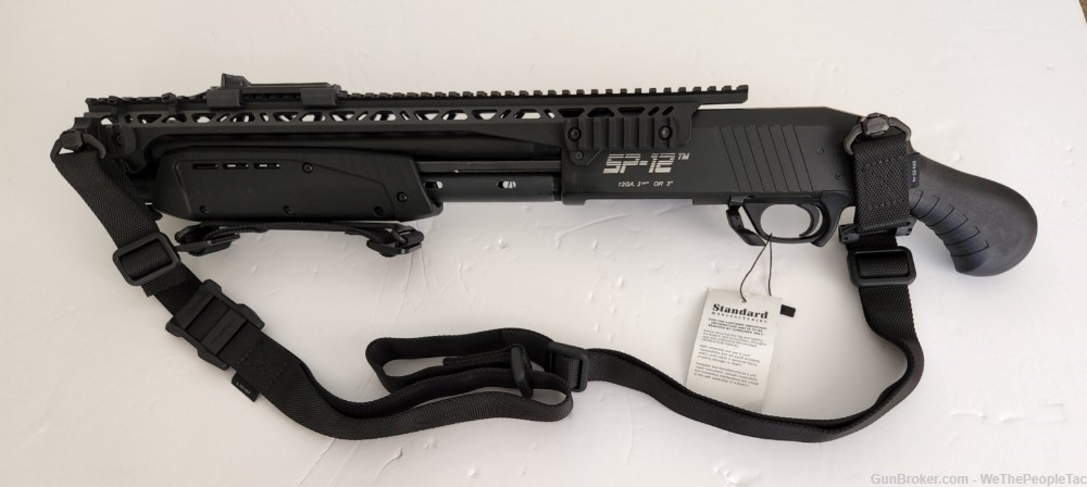 Standard Manufacturing SP-12 Pump Action 12 Ga Shotgun 14.5" Black NEW-img-2