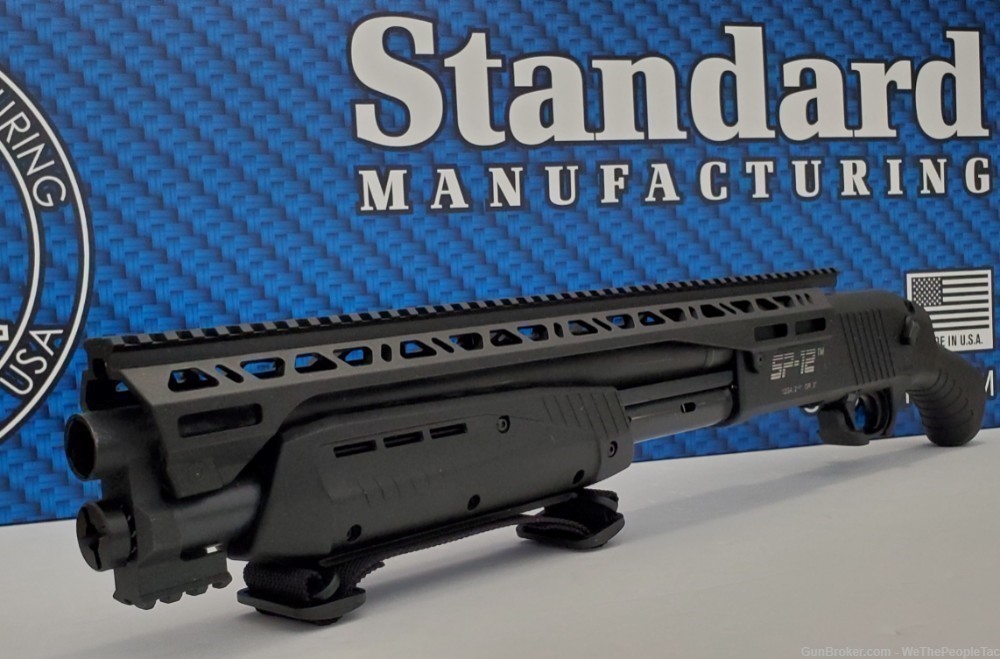 Standard Manufacturing SP-12 Pump Action 12 Ga Shotgun 14.5" Black NEW-img-4