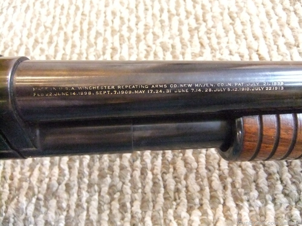 Winchester Model 12 Pump take down  12 Ga 29.5 " Mfg in 1929 or 30  C&R OK-img-29