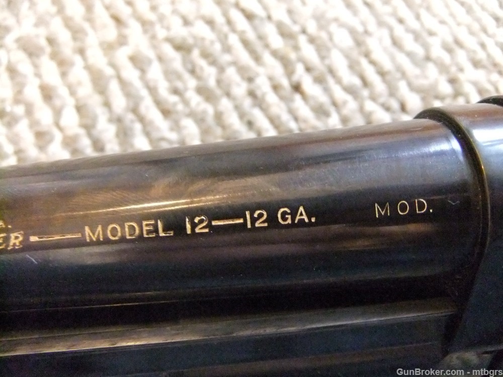 Winchester Model 12 Pump take down  12 Ga 29.5 " Mfg in 1929 or 30  C&R OK-img-30
