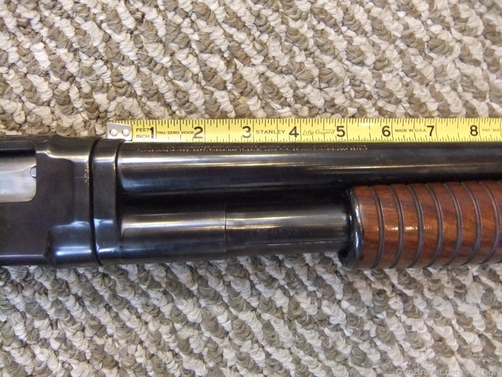 Winchester Model 12 Pump take down  12 Ga 29.5 " Mfg in 1929 or 30  C&R OK-img-34
