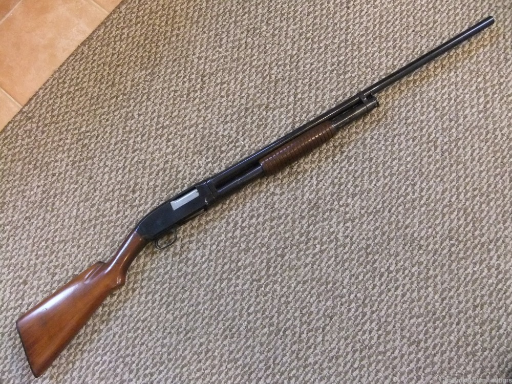 Winchester Model 12 Pump take down  12 Ga 29.5 " Mfg in 1929 or 30  C&R OK-img-0