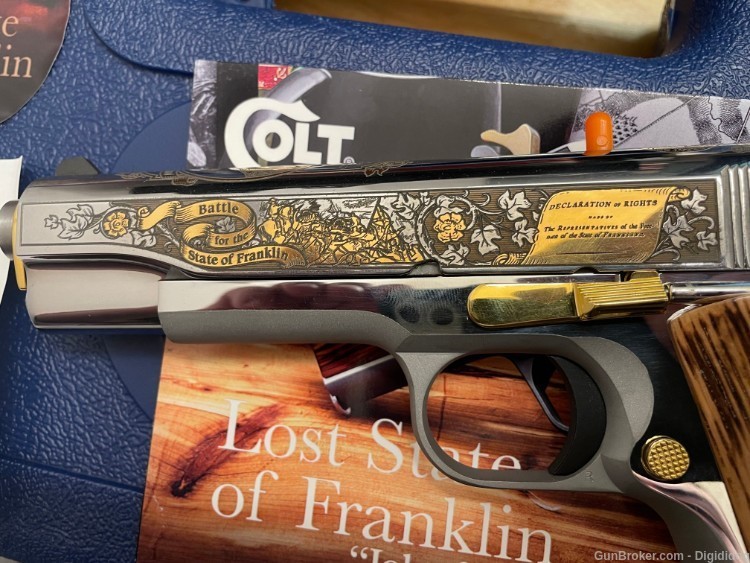 THE LOST STATE OF FRANKLIN - JOHN SEVIER COLT 1911 45acp #199-img-3