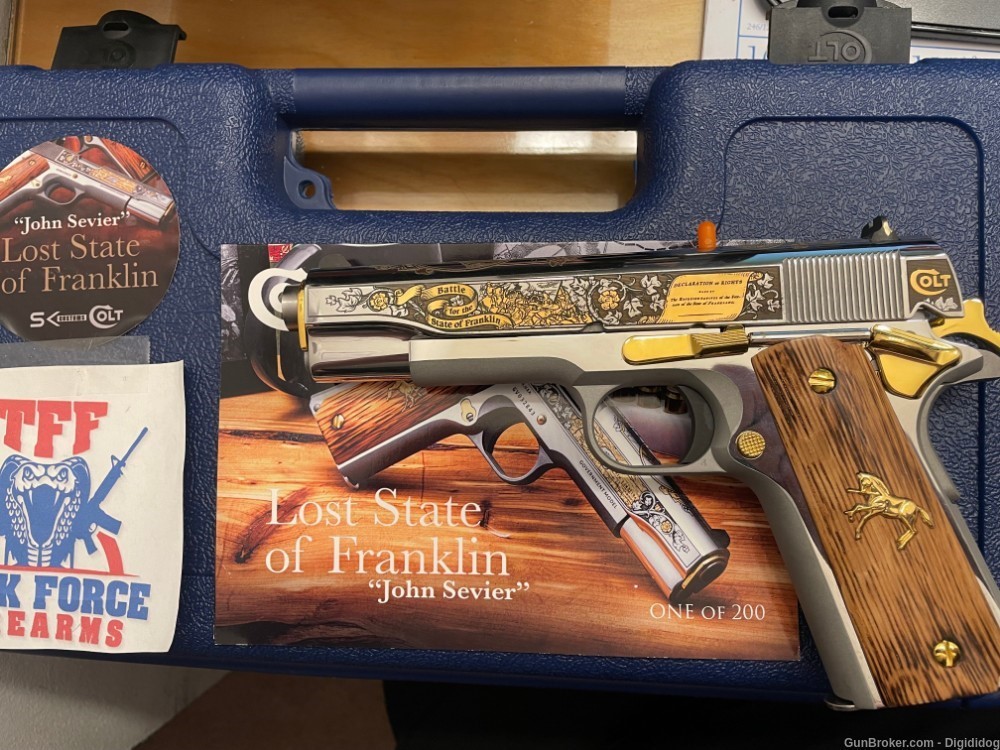 THE LOST STATE OF FRANKLIN - JOHN SEVIER COLT 1911 45acp #199-img-4