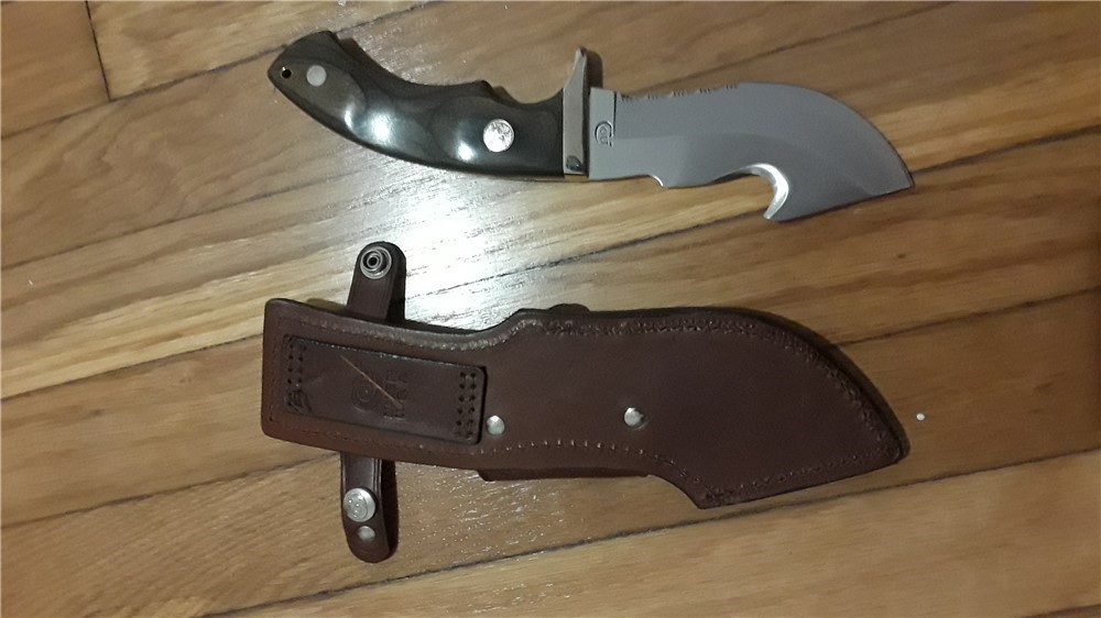 Colt CT7-B Serengeti Seki Japan Lg Guthook Skinner Fixed Hunting Knife-img-1