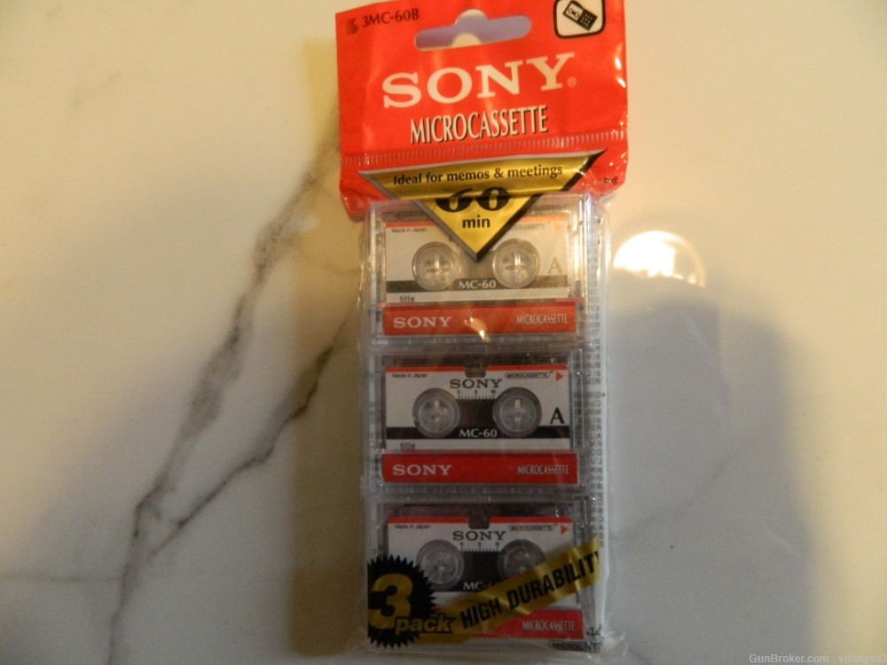 Sony microcassette  3 pack LO$-img-0