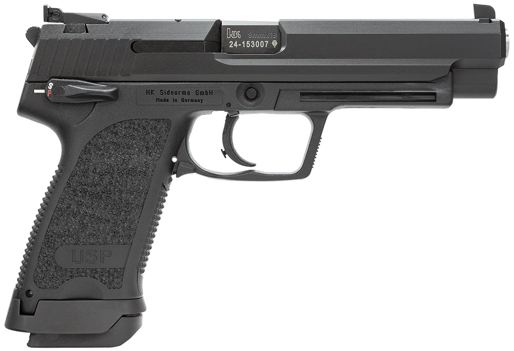 HK  USP Expert V1 9mm Luger Caliber, 4.25, 18+1, Black Finish-img-0