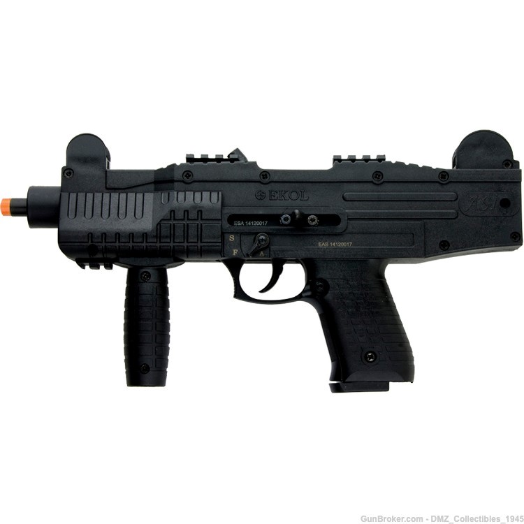 ASI Fully Automatic Front Firing 9MM Blank Pistol Gun by Voltran/Ekol-img-0
