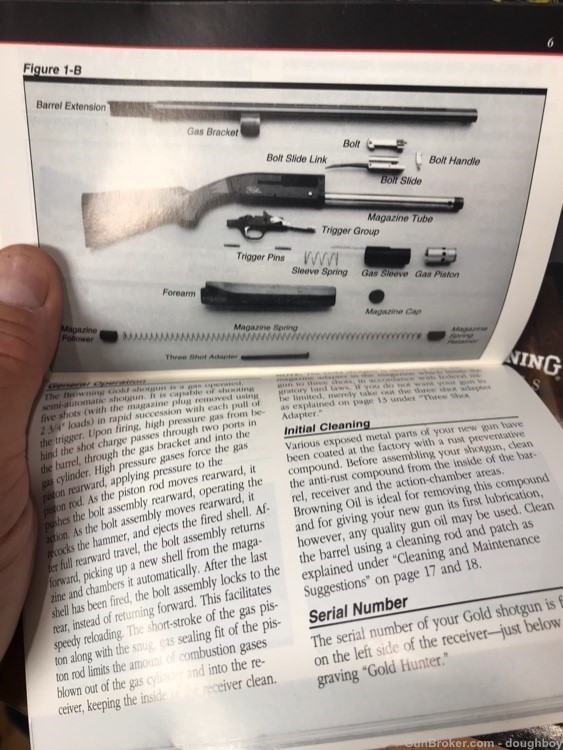 Browning GOLD Instructions Manual shotgun-img-1
