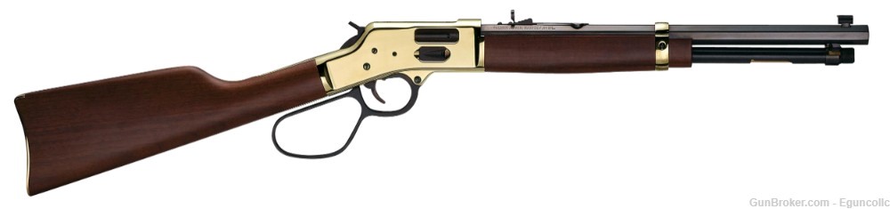 Henry H006GCR Side Gate Carbine 45 Colt (LC) 7+1 16.50" Blued Octagon -img-0