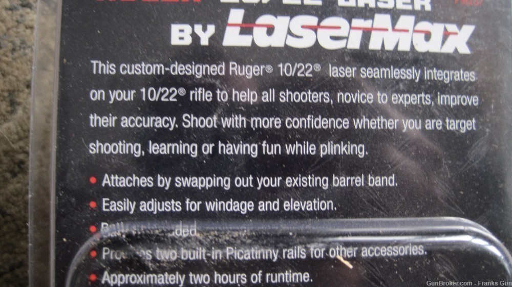 Ruger 90417 10/22 Laser Max Laser new in package-img-2