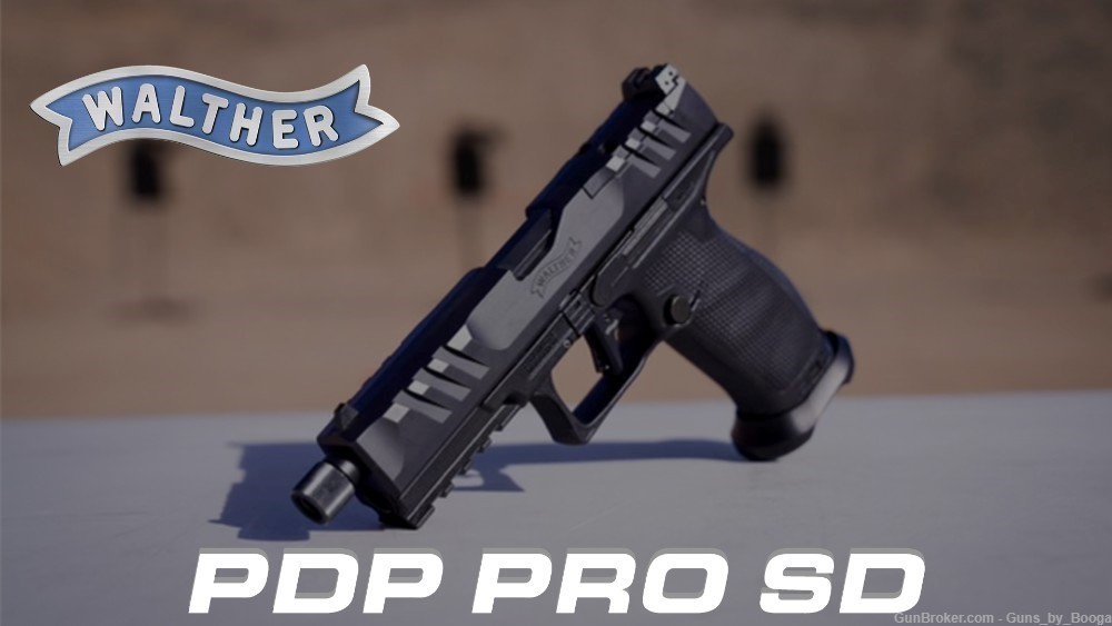 WALTHER ARMS PDP PRO SD 9MM CP 4.6" 18+1 OR BLACK 2844176-img-0