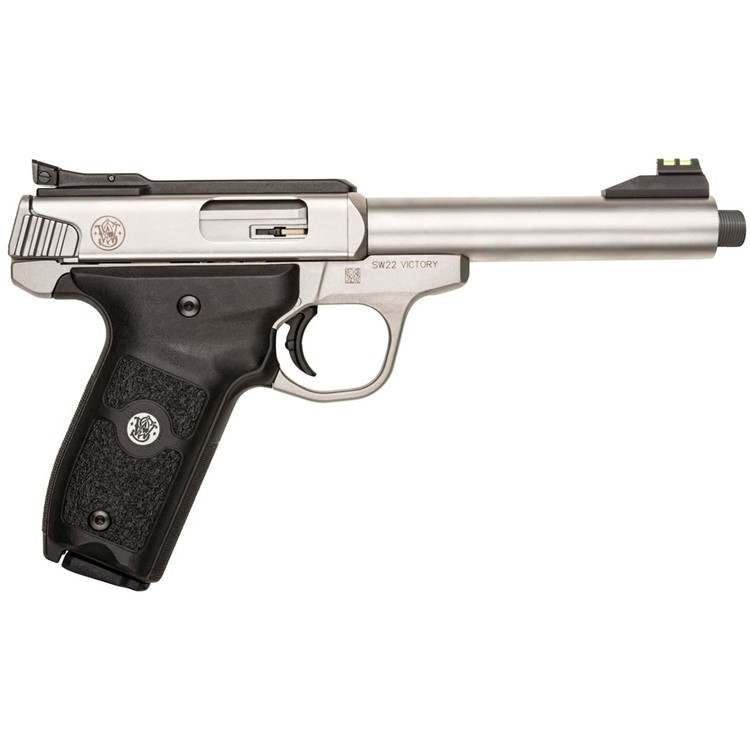 Smith & Wesson SW22 Victory Pistol 22 LR 5.5 10rd Stainless-img-1
