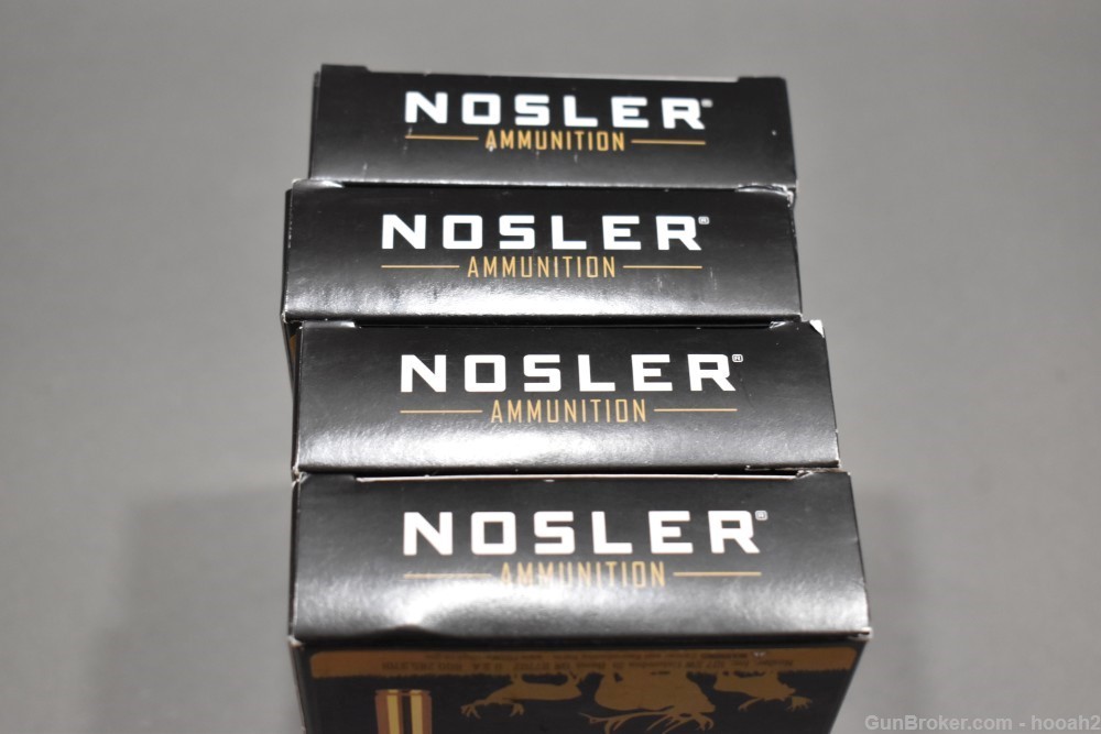 4 Boxes 80 Rds Nosler 300 Remington Ultra Mag RUM Lead Free 180 G Exp Tip-img-4