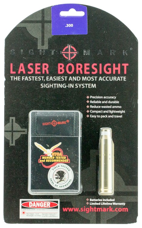 Sightmark Boresight, Red Laser, 300 Win Mag, Brass-img-0