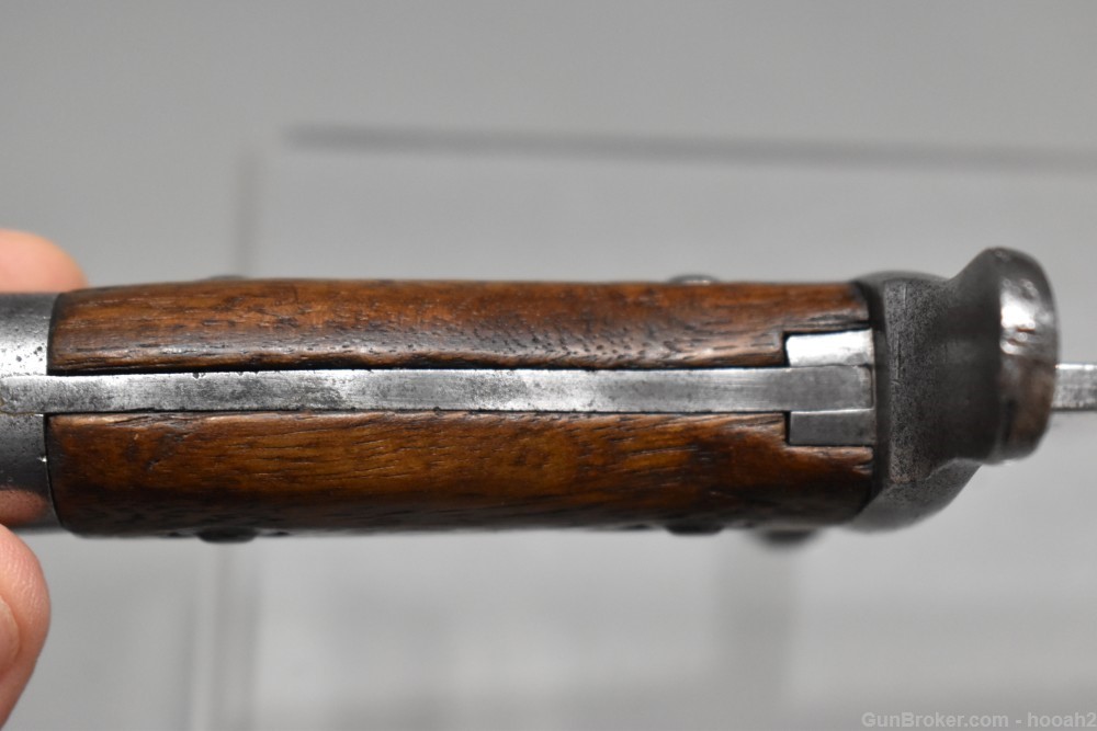 Scarce US Krag Model 1895 Cadet Bayonet 1900 Date w 1897 Hoffman Scabbard-img-46