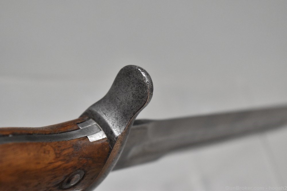 Scarce US Krag Model 1895 Cadet Bayonet 1900 Date w 1897 Hoffman Scabbard-img-47