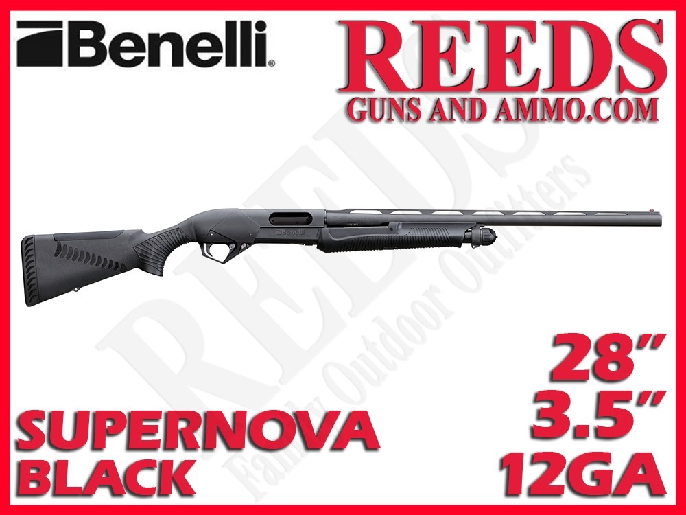 Benelli SuperNova Black 12 Ga 3-1/2in 28in 20100-img-0