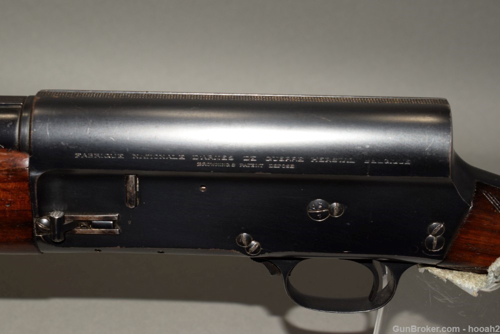 Pre War FN A5 Auto 5 Semi Shotgun 2 9/16" 16 G Solid Rib 1927 C&R-img-11