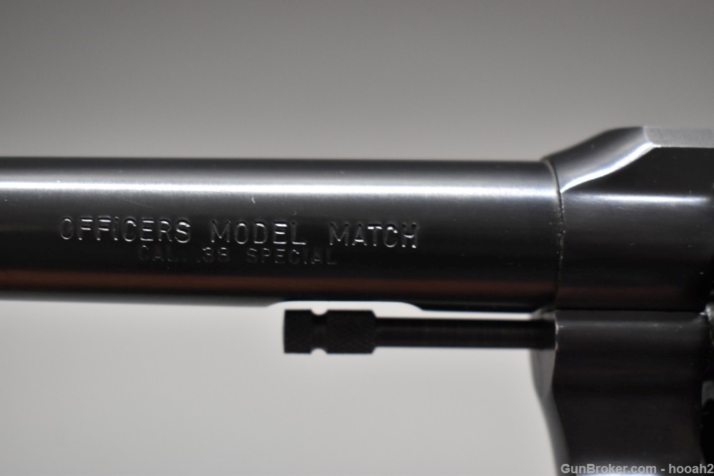 Nice Colt Officers Model Match DA Revolver 38 Spl W Manual Box-img-14