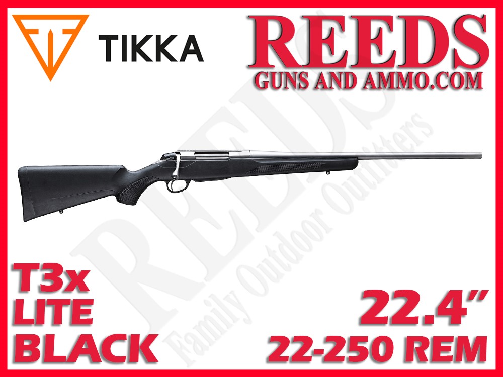 Tikka T3x Lite Stainless 22-250 Rem 22.4in JRTXB314R8-img-0