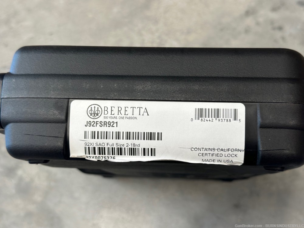 Beretta 92XI J92FSR921 92XI Beretta 9MM 92 XI-img-13