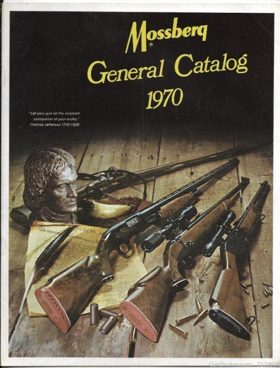 Three Vintage Mossberg Firearms Gun Catalogs + One Dealer Price List-img-1