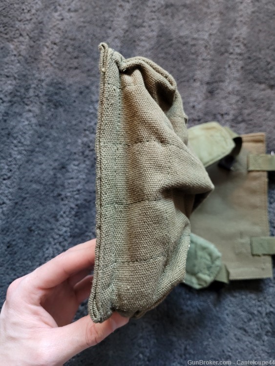 RARE ROMANIAN AIMS-74 AK-74 5.45x39 GREEN 4 CELL MAGAZINE POUCH MINTY NOS-img-2
