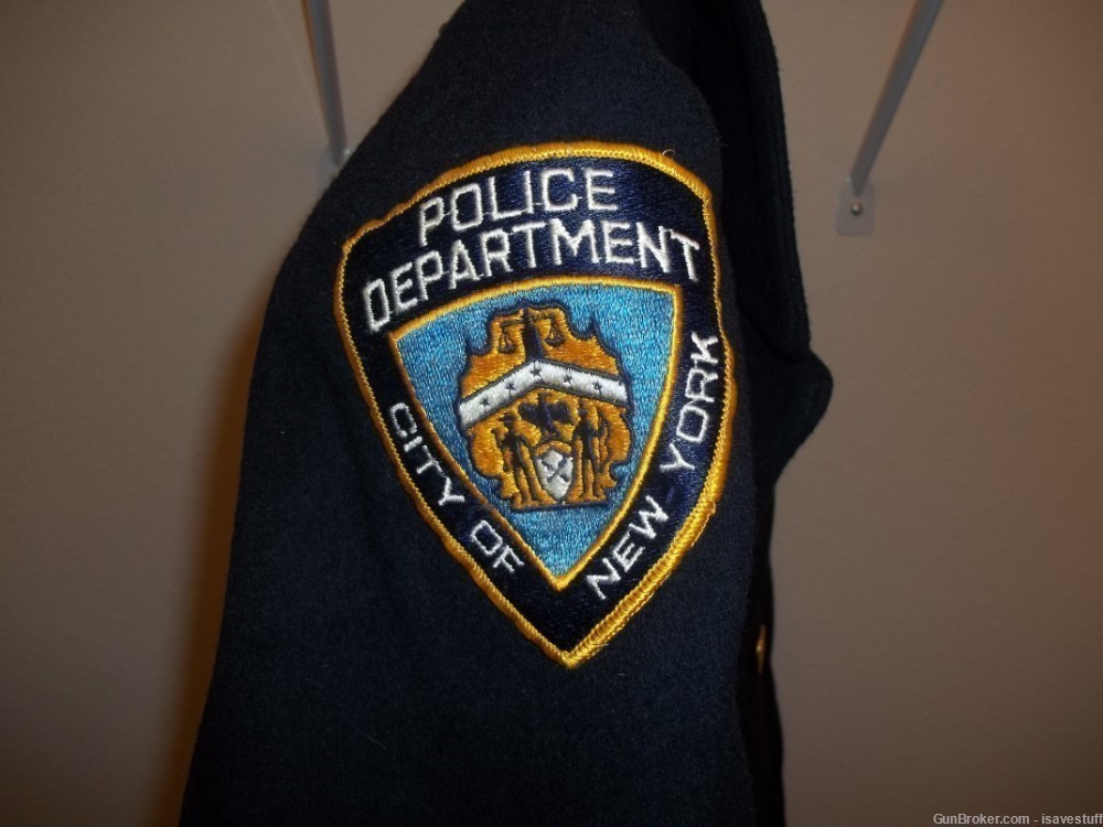 Vintage NYPD Patrolmans Police Winter Wool Peacoat sz XL 1990 BUSS Uniforms-img-0