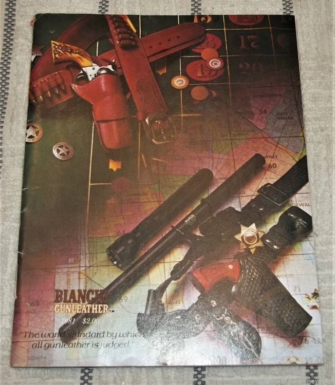 1981 BIANCHI LEATHER Holster Catalog Book 45+ pages S&W FN Ruger Colt-img-1