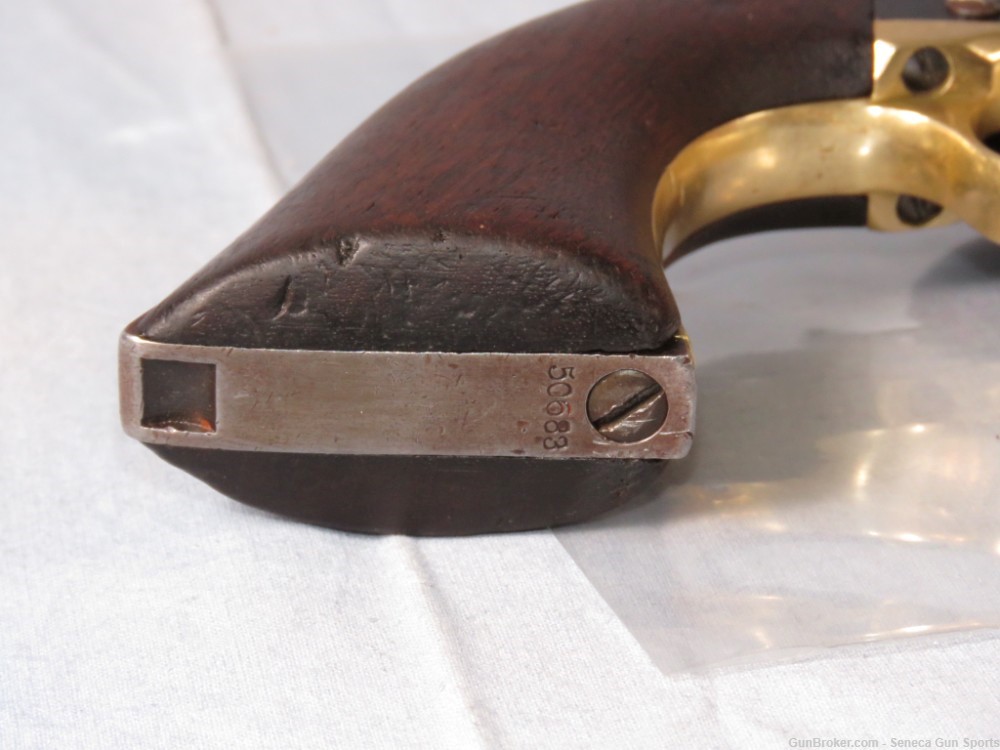 Civil War Era Colt 1860 4-Screw Black Powder Revolver .44 Cal 8"-img-9