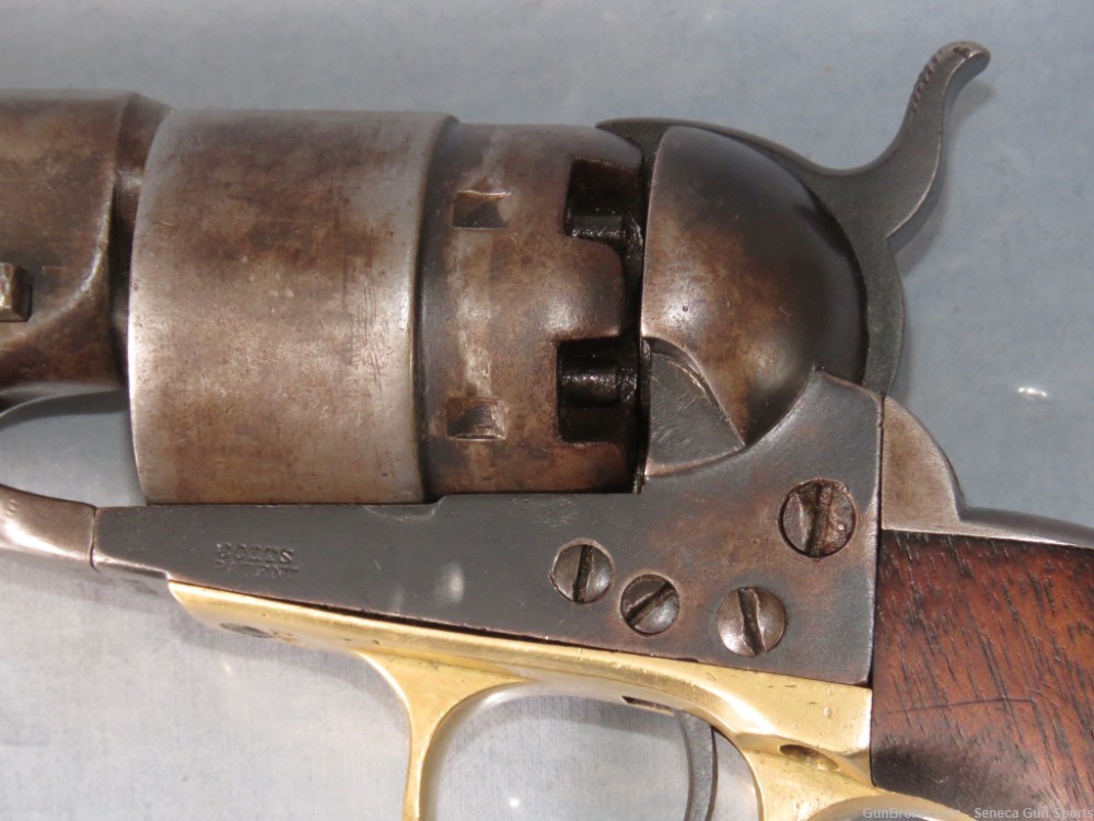 Civil War Era Colt 1860 4-Screw Black Powder Revolver .44 Cal 8"-img-12