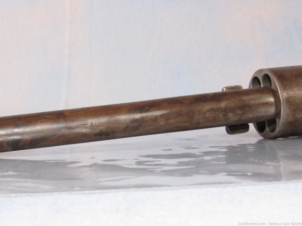 Civil War Era Colt 1860 4-Screw Black Powder Revolver .44 Cal 8"-img-14